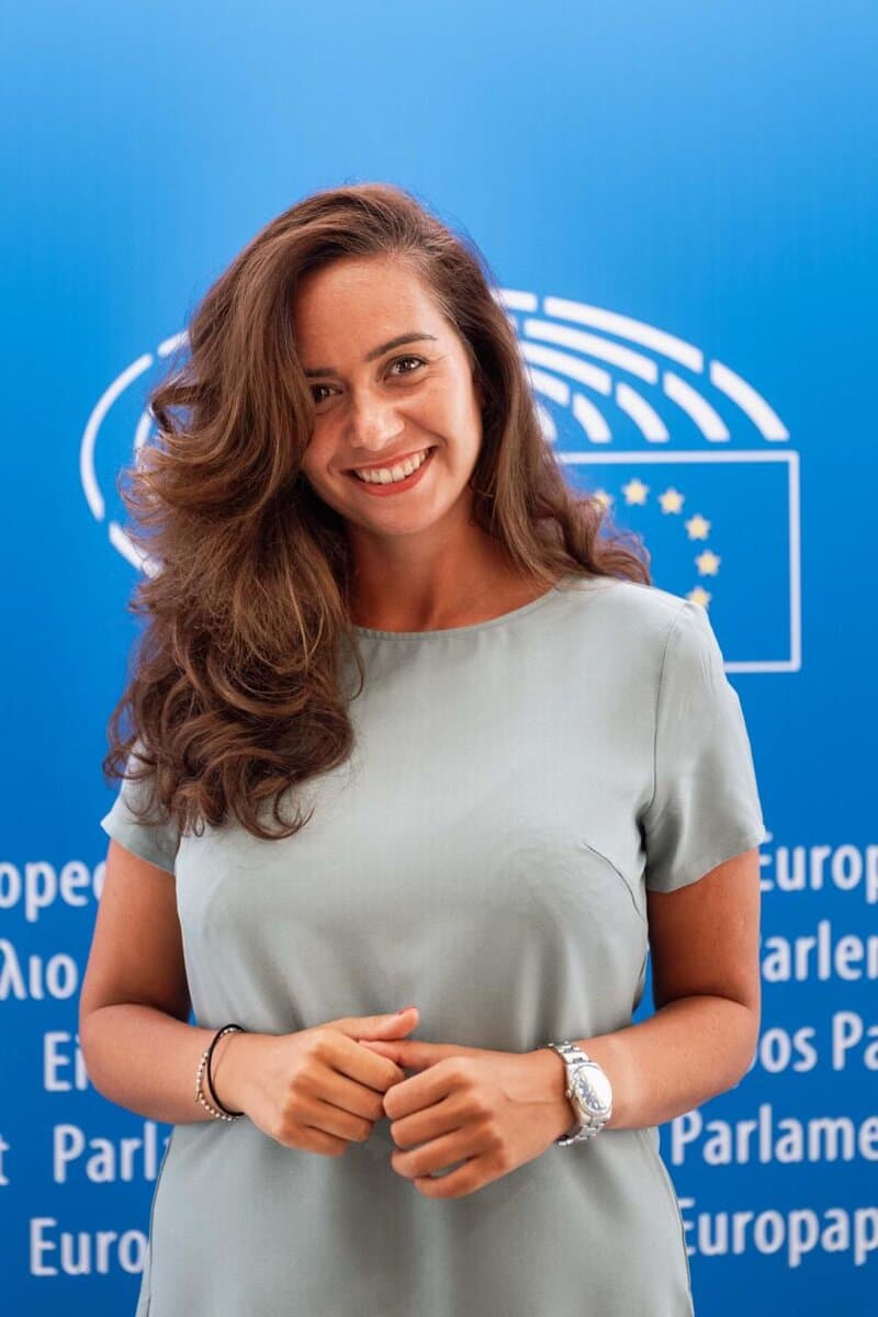 Sarah Knafo, rapporteure, au Parlement européen
